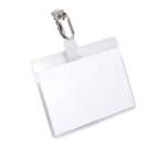 Porte-badge 60x90 mm avec clip - Boîte de 25