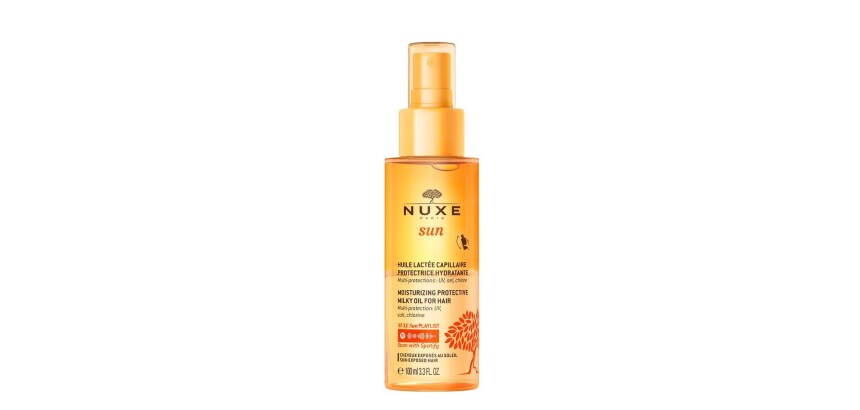 Nuxe sun huile lacte capilaire protectice hydratante spray pompe 100ml