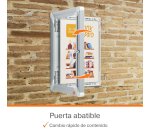 Porta póster A4 Nobo Premium Plus con cerradura