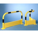 Arceaux avec plinthes en tôle de protection Droit : Longueur 1 m x HT 64 cm