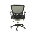 Silla Pozuelo respaldo malla negro asiento bali