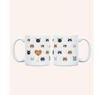 Kit Taza + Calcetines "Amor gatuno" talla 36-41
