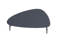 Table basse Lazy 50 x 93 cm pied noir