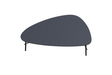 Table basse Lazy 50 x 93 cm pied noir