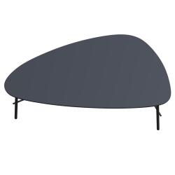 Table basse Lazy 50 x 93 cm pied noir