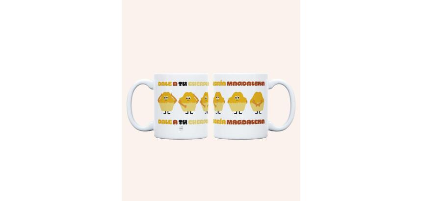 Kit Taza + Calcetines "Levántate con el Pie Derecho" talla 42-46
