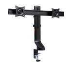 Brazo SmartFit™ de ahorro de espacio para dos monitores