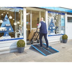 Rampe d'accès pliable en aluminium AVEC carillon