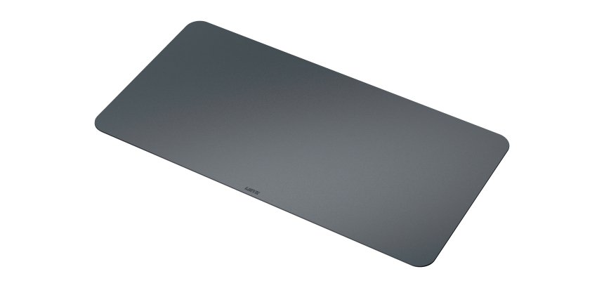 Alfombrilla de escritorio grande de cuero Leitz - Gris oscuro