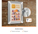 Porta póster A4 Nobo Premium Plus con cerradura