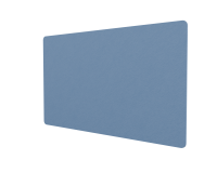 Panneau mural acoustique Mathilda en PET 12 mm - forme rectangle ou ronde - fixation par colle en spray