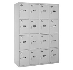 Taquilla desmontada Simon Locker desm. 4 puertas 4/16 300 (1200) gri