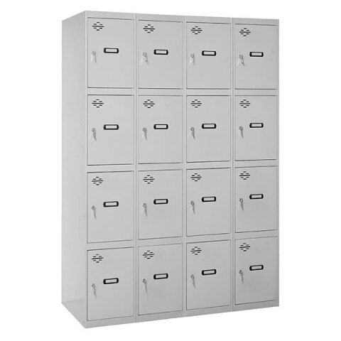 Taquilla desmontada Simon Locker desm. 4 puertas 4/16 300 (1200) gri