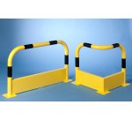 Arceaux avec plinthes en tôle de protection Droit : Longueur 1 m x HT 64 cm