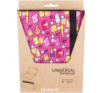Funda Universal Estampada (9 - 10.4) Cool Ice Pop Metal Rojo puntos blancos