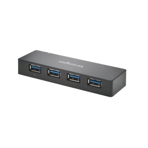 Hub Kensington 4 puertos y cargador USB 3.0 
