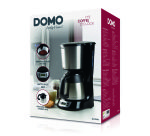 DOMO Cafetière avec minuterie, écran et verseuse isolante - 1 L