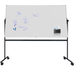 Tableau blanc rotatif émaillé UNITE PLUS 120x220cm - Legamaster