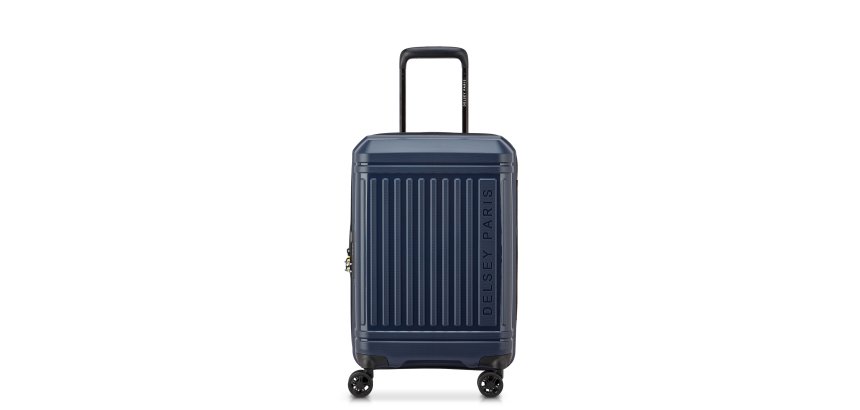 Delsey Valise Extensible Lutèce SE - 4 doubles roues 55 cm marine