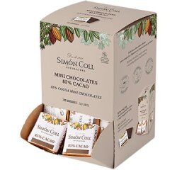 Chocolatinas Napolitanas Simón Coll 85% Cacao Dispensador 5 Gr 100 U