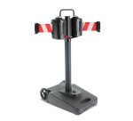 Poteau à double sangle 15m rouge/blanche