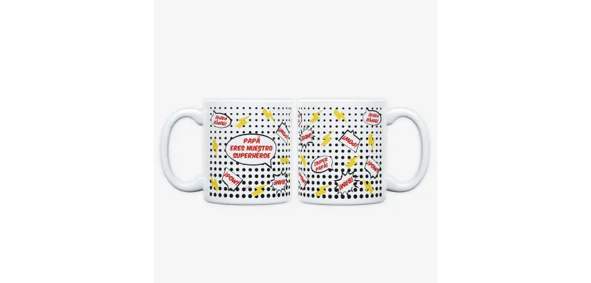 Taza "Papá eres nuestro superhéroe"