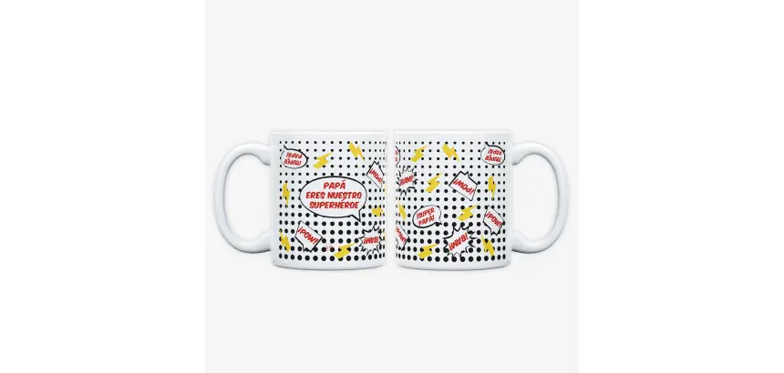 Taza "Papá eres nuestro superhéroe"