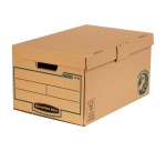 Pack de 10 Maxi contenedor de archivos para Folio con tapa fija Fellowes con montaje manual