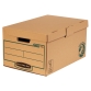 Pack de 10 Maxi contenedor de archivos para Folio con tapa fija Fellowes con montaje manual