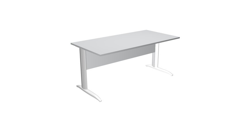 Mesa oficina Presto An 160 cm patas metal L