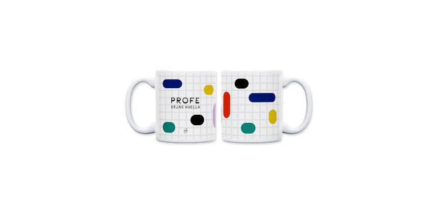 Taza "Profe, dejas huella"
