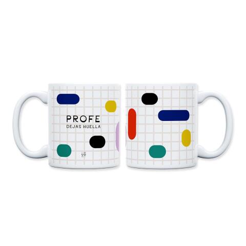Taza "Profe, dejas huella"