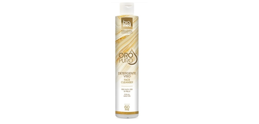 ACTIVE COLLOIDAL GOLD 60PPM FACE CLEANSER - BIOMED 250ML