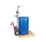 Diable dépalettiseur avec treuil simple griffe 350 kg roue caoutchouc Roulfût®