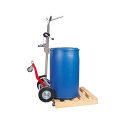 Diable dépalettiseur avec treuil simple griffe 350 kg roue caoutchouc Roulfût®
