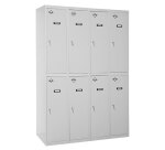 Taquilla desmontada Simon Locker prof.dism.tandem 4/8 300 (1200) gris