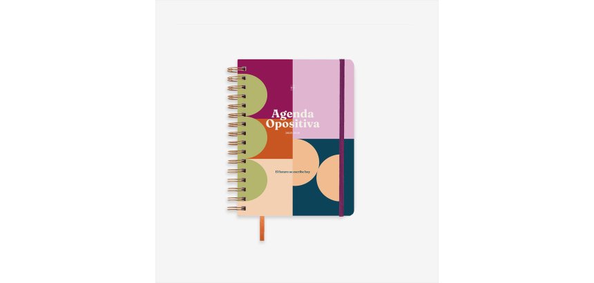 Agenda Escolar "Opositiva" Día página 2025-26