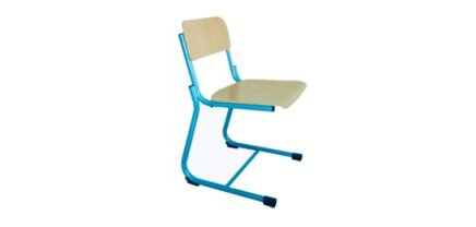 Chaise école luge Fabiano hêtre - Taille T6 pour primaire (P5/P6)