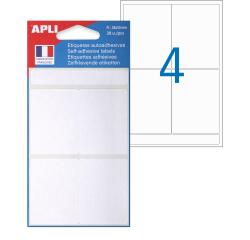 Etiquette multi-usage, 38 x 50 mm, blanc