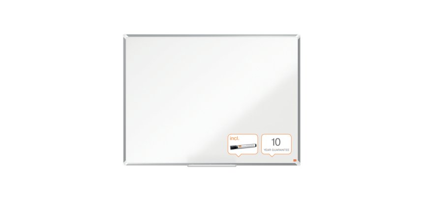 Pizarra NOBO Premium Plus melamina 1200x900mm, blanco
