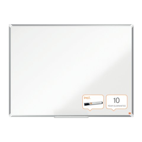 Pizarra NOBO Premium Plus melamina 1200x900mm, blanco