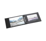 Classeur 2 anneaux plastifié CREATIV GALLERY VIQUEL A4 format paysage - Dos 4 cm - coloris noir