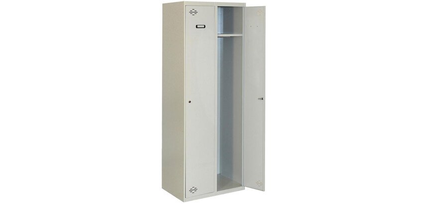 Taquilla monoblock-montada Simon Locker single 2/2 300 (600) gris