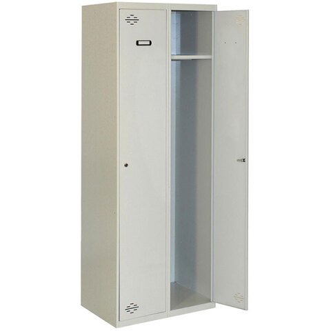 Taquilla monoblock-montada Simon Locker single 2/2 300 (600) gris