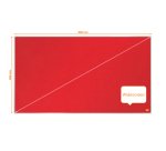 Tablero de anuncios de fieltro de formato panorámico Nobo Impression Pro de 890x500 mm