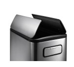 Poubelle à pédale Ecofly, EKO en inox brossé