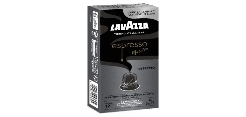 Cápsulas de café Espresso Maestro Ristretto Lavazza - Paquete de 10