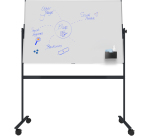 Tableau blanc rotatif émaillé UNITE PLUS 100x200cm - Legamaster