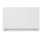 Pizarra magnética de cristal Nobo Impression Pro de 1260x710mm con bandeja para rotuladores oculta