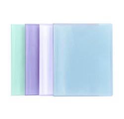 Protège-documents 20 pochettes - 40 vues - A5 - polypropylène - PROPYSOFT VIQUEL - Coloris assortis